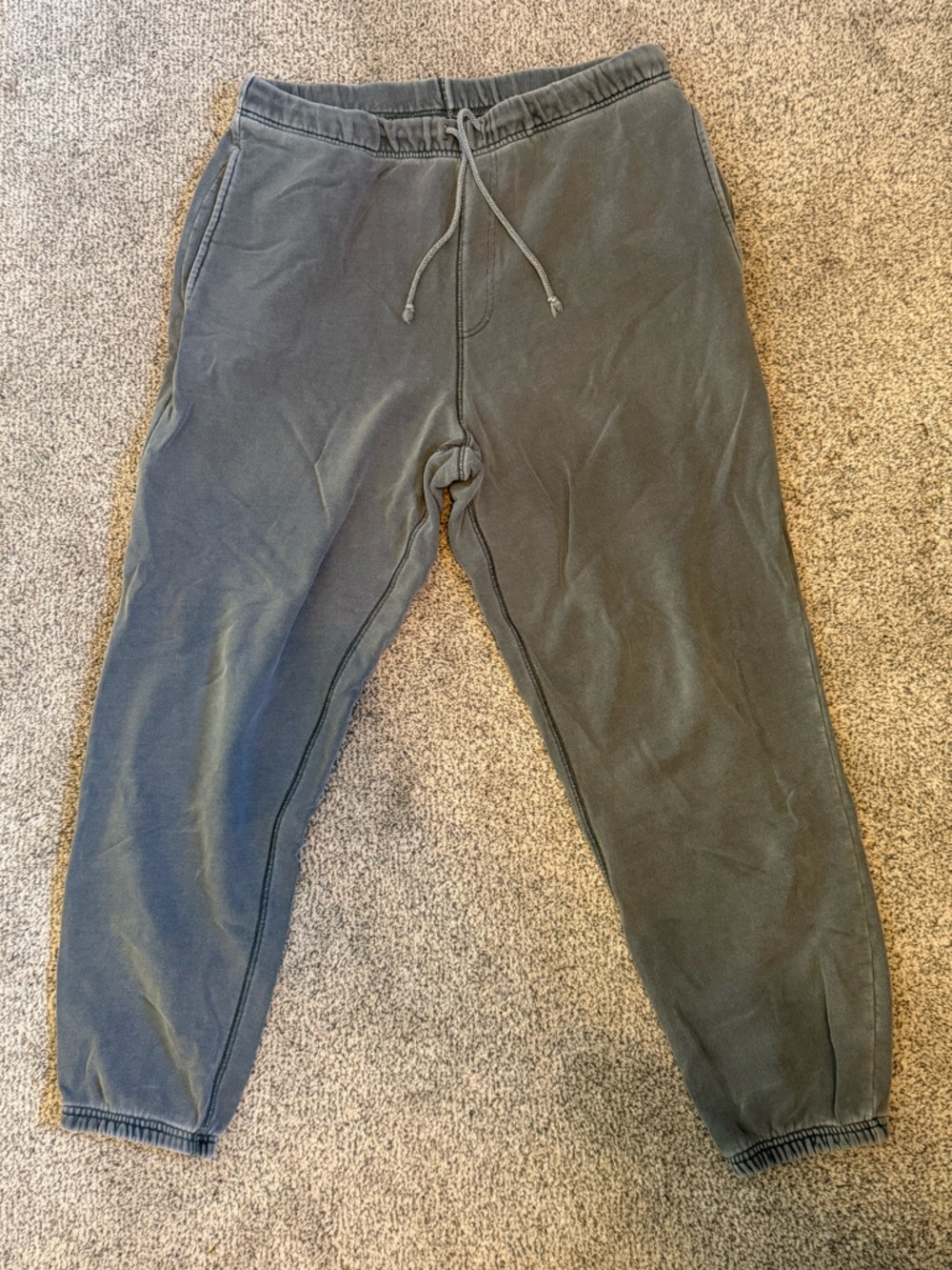 Elwood Washed Gray/Green Knit Joggers